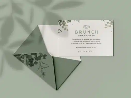 Faire-part de mariage